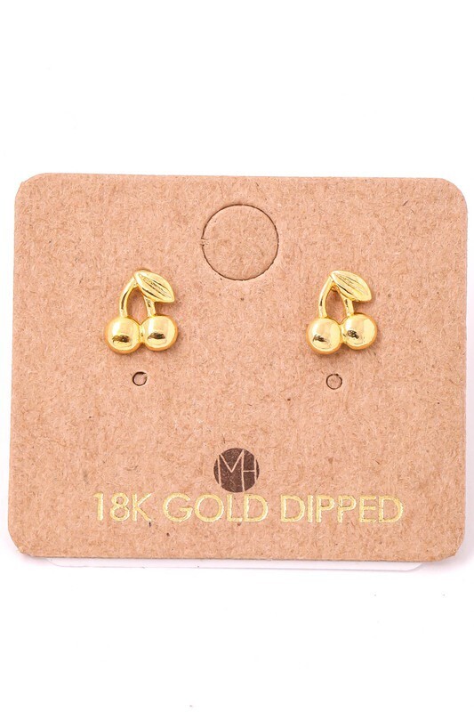KE5350G Cherry Stud- Gold
