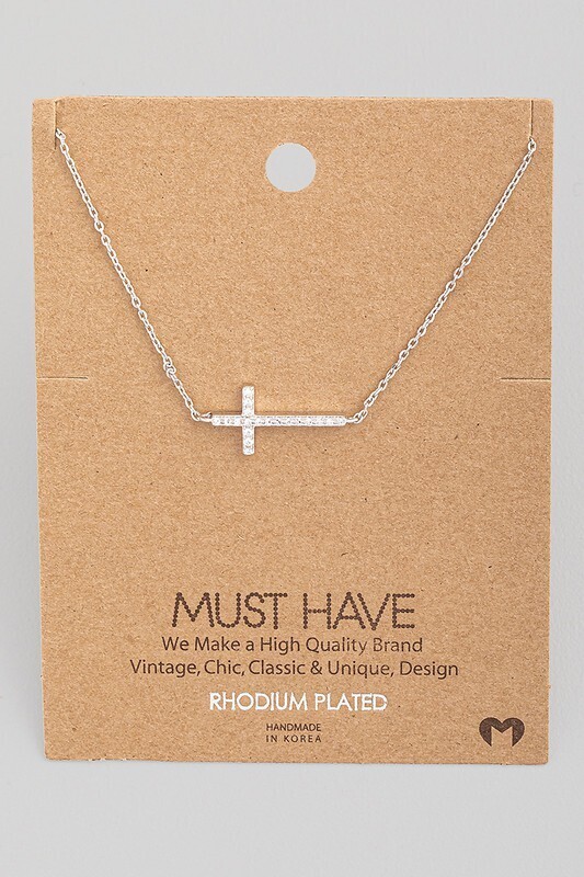 FNE1115S Side Cross-Silver