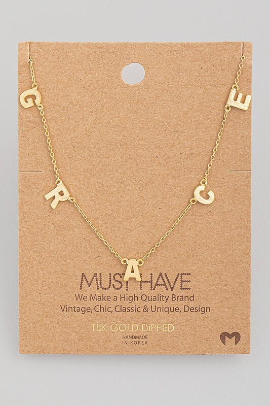 NN5061G Grace Necklace-Gold