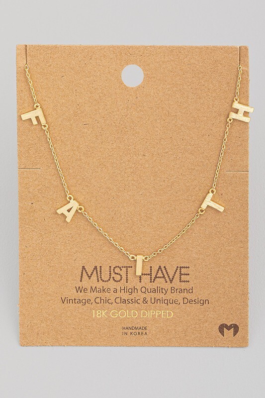 NN5062G Faith Necklace-Gold