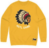 Men's Knit Crewneck-Yellow