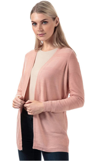 VMBobbie Open Cardigan-Misty Rose