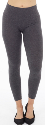 High Rise Full Length Leggings- Charcoal Mix