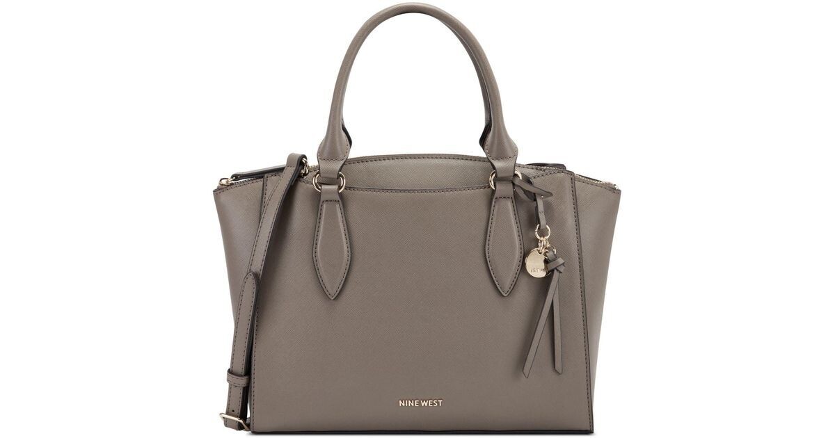 Paisley Jet Set Satchel-Greystone