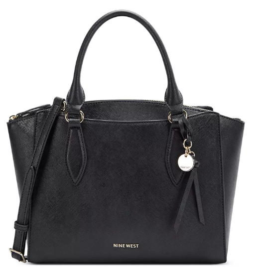 Paisley Jet Set Satchel-Black