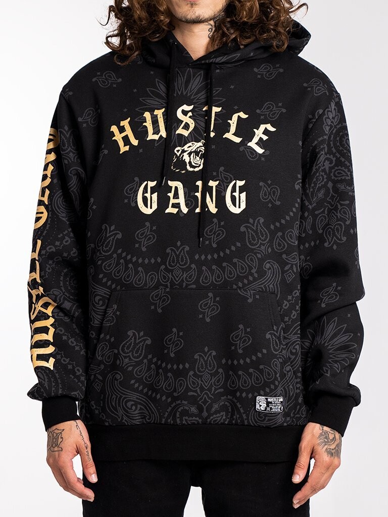 HG2170102 Men's Hooded Pullover-Bandana