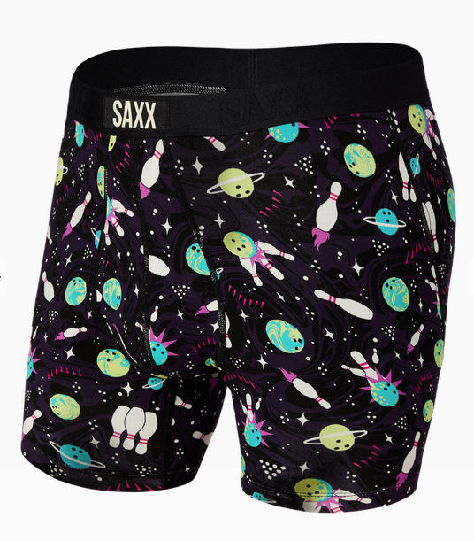 SXBB30F-CBB Ultra Boxer Brief-Black Cosmic Bowling