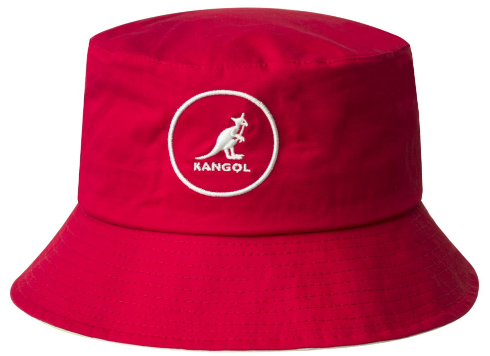 K2117SP Cotton Bucket Hat-Rojo