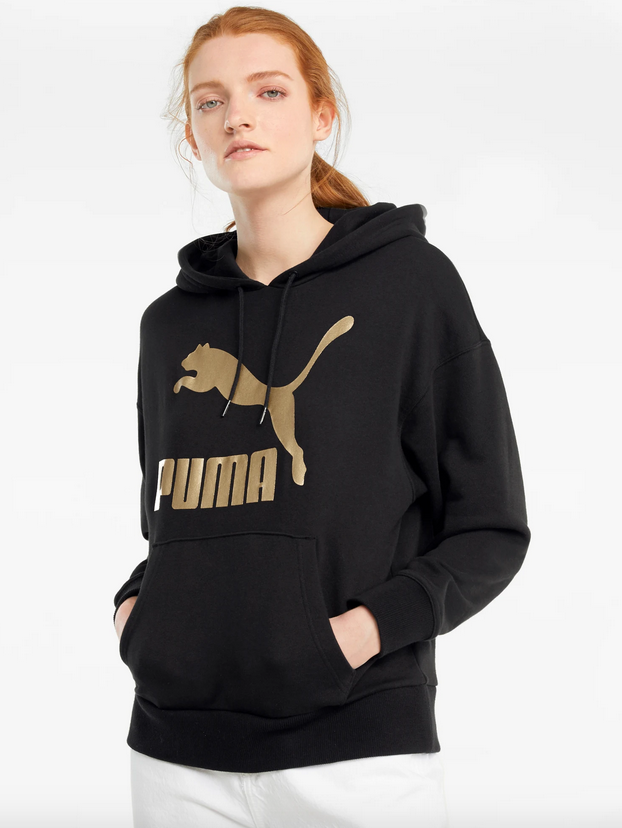 530075 Classic Logo Hoodie-BLK/GOLD