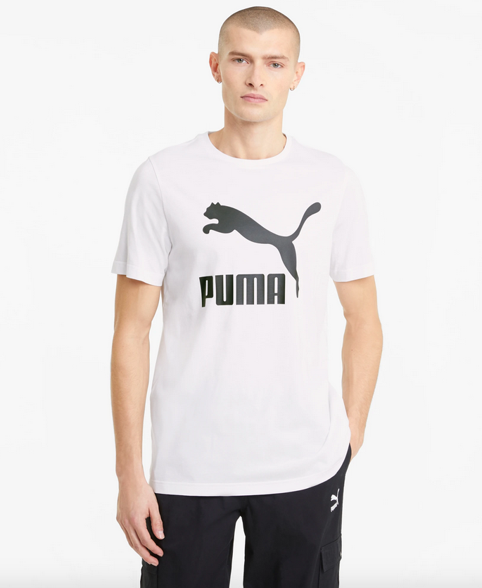 530088 Classic Logo Tee-White