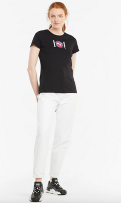 531658 Puma INTL Graphic Tee-Black