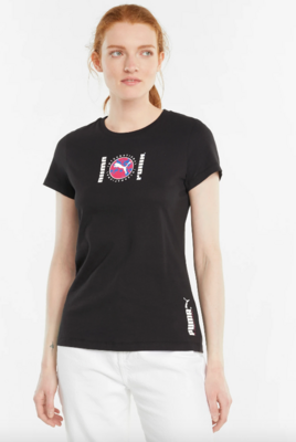 531658 Puma INTL Graphic Tee-Black