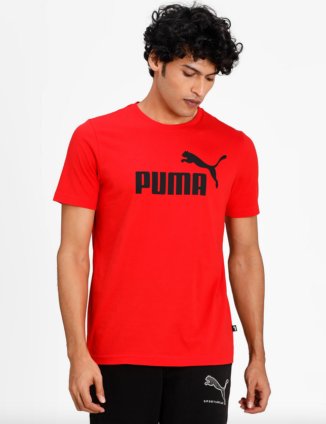 586666 Logo Tee-High Risk Red