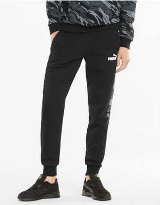589256 Graphic Sweatpants-Black
