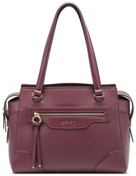 Brooklyn Jet Set Shoulder Satchel-Boysenberry
