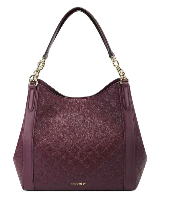 Channa Jet Set Carryall-Boysenberry Logo