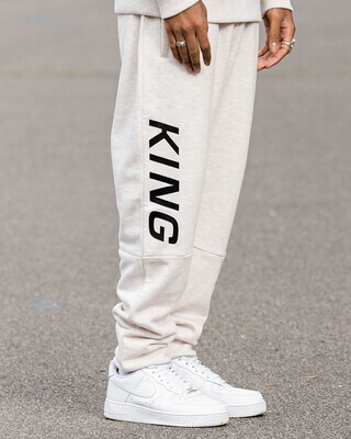 Aldgate Tracksuit Bottoms-Cream