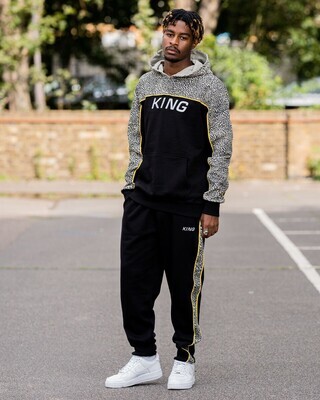 Tennyson Tracksuit Bottoms-Blk/Elep