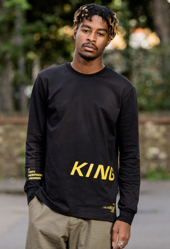 King L/S Tee- Black