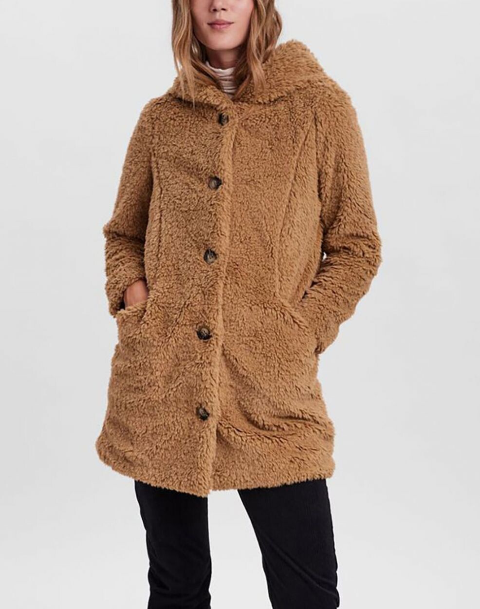 Cozy Joyce Teddy Coat- Tigers Eye