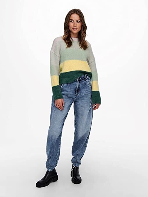 Sonja L/S O-Neck Pullover-Mallard Green
