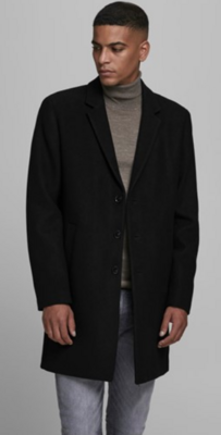 JJEmoulder Wool Coat-Black
