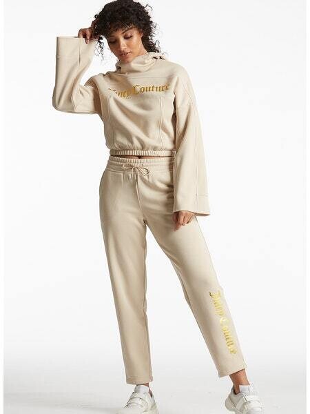 J1FBY232 Straight Leg Sherpa Pant-Sand