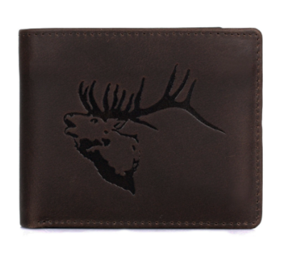 71403 Men&#39;s Elk Wallet-Brown