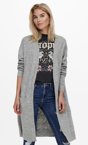Silja Cardigan-Light Grey