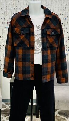 JJPablo Wool Jacket-Cappuccino Check