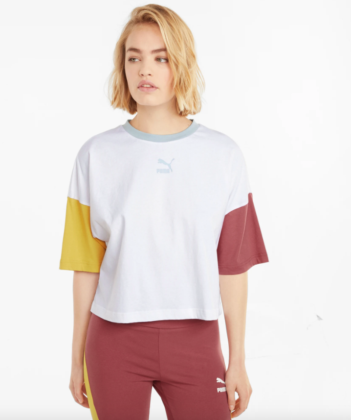 53169652 Boyfriend Tee- White Multi