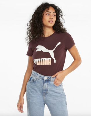 53007721 Classic Logo Tee-Fudge