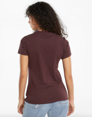 53007721 Classic Logo Tee-Fudge