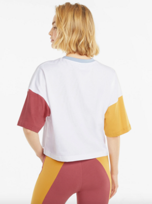 53169652 Boyfriend Tee- White Multi