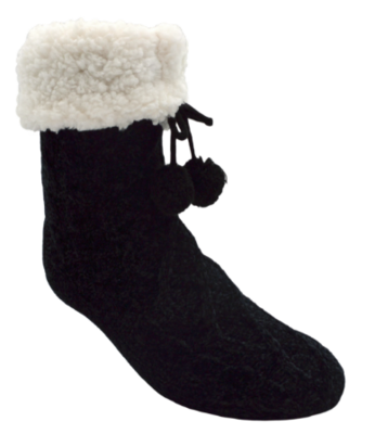 Cable Knit Chenille-Black