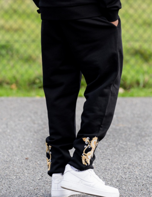 Prestige Tracksuit Bottom-Black