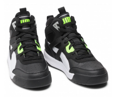 Puma Backcourt Mid Cyberweek-BLK/WHT/GREEN