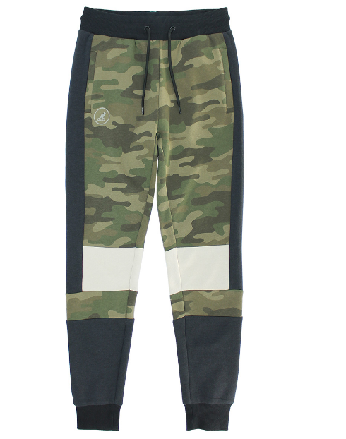 K8269 Colorblock Jogger-Army Green Camoflage