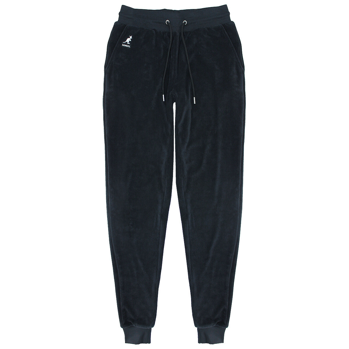 Terry Cloth Joggers-Black