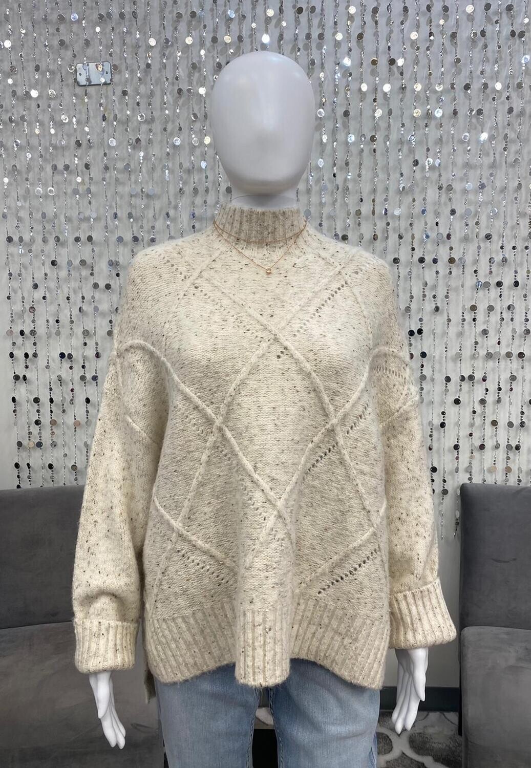 A027117 Helsinki Sweater-Oatmeal