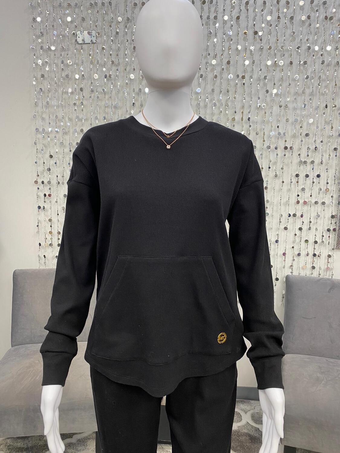 MH150JX48B Knitted Pullover-Black