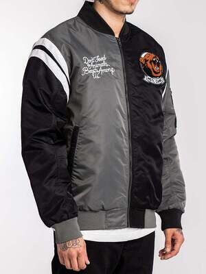 HG2170300 Men's Woven Bomber Jacket-Stone Multi