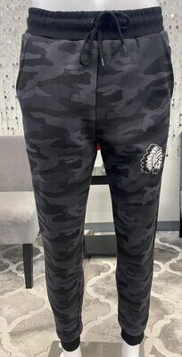 HG2180604 Men&#39;s Chief Sweatpants-Black Camo