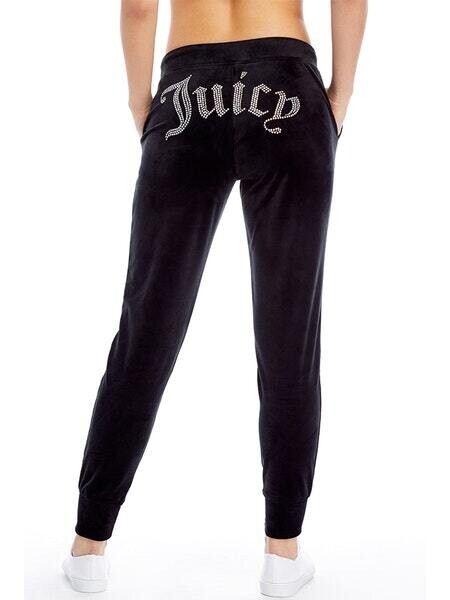 J2SBVA01 Velour Jogger- Liquorice