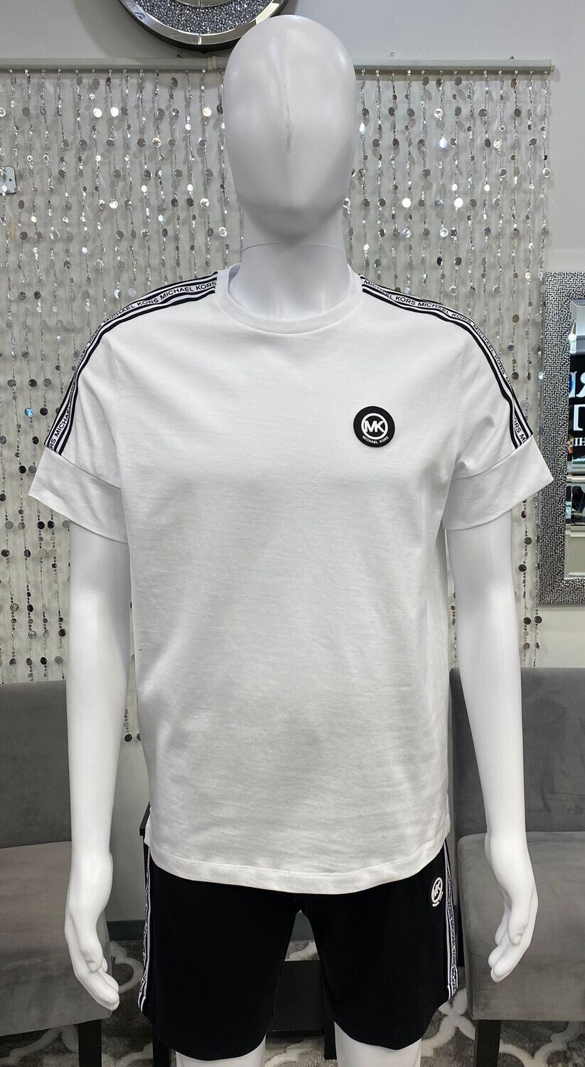 CS250Q91V2 MK Men&#39;s Logo Tee-White