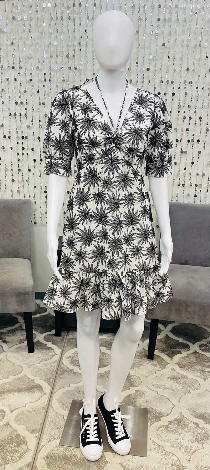 MS2812U4 Embroidered Mini Dress