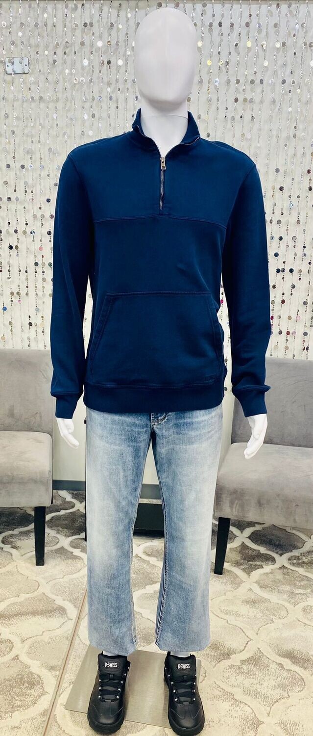 CS250PD5 GMT Dye Quarter Zip-Midnight