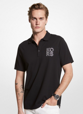 CS250QF2 Kors Emb Polo- Black