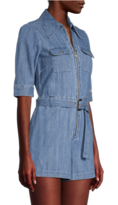 MS280469 Tencel Zip Romper-Light Cadet Wash