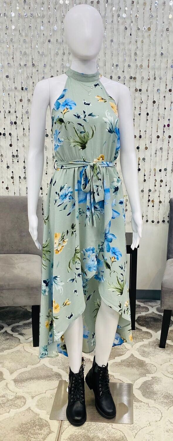 M028210 Mojito Dress-Green